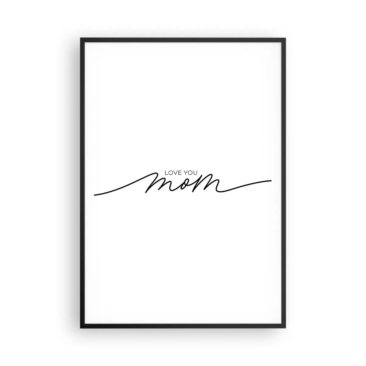 Pôster com moldura preta - Uma grande emoção - 70x100 cm