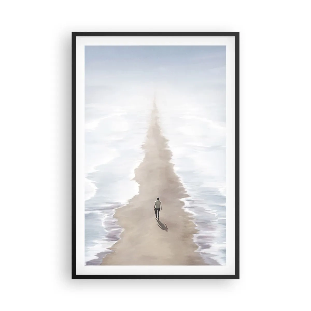 Pôster com moldura preta - Um futuro brilhante - 61x91 cm