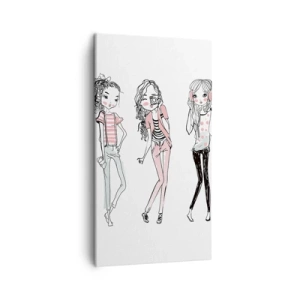 Quadro em tela - Vai ser divertido - 45x80 cm