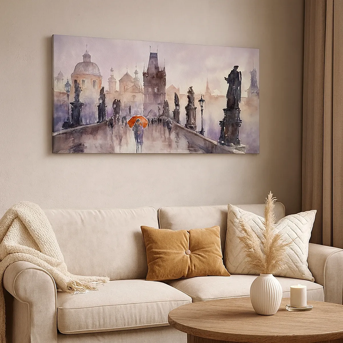 Quadro em tela - Pessoas não mudam - 30x30 cm