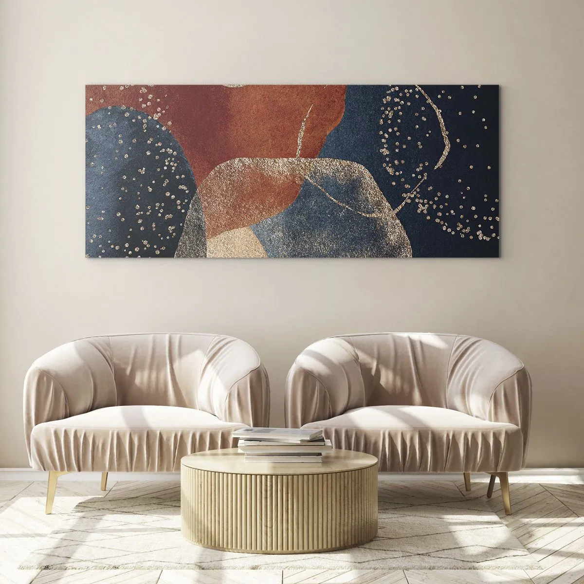 Quadro em vidro - Leveza do ser - 120x50 cm