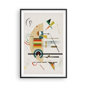 Pôster com moldura preta - E o mundo ri - 61x91 cm