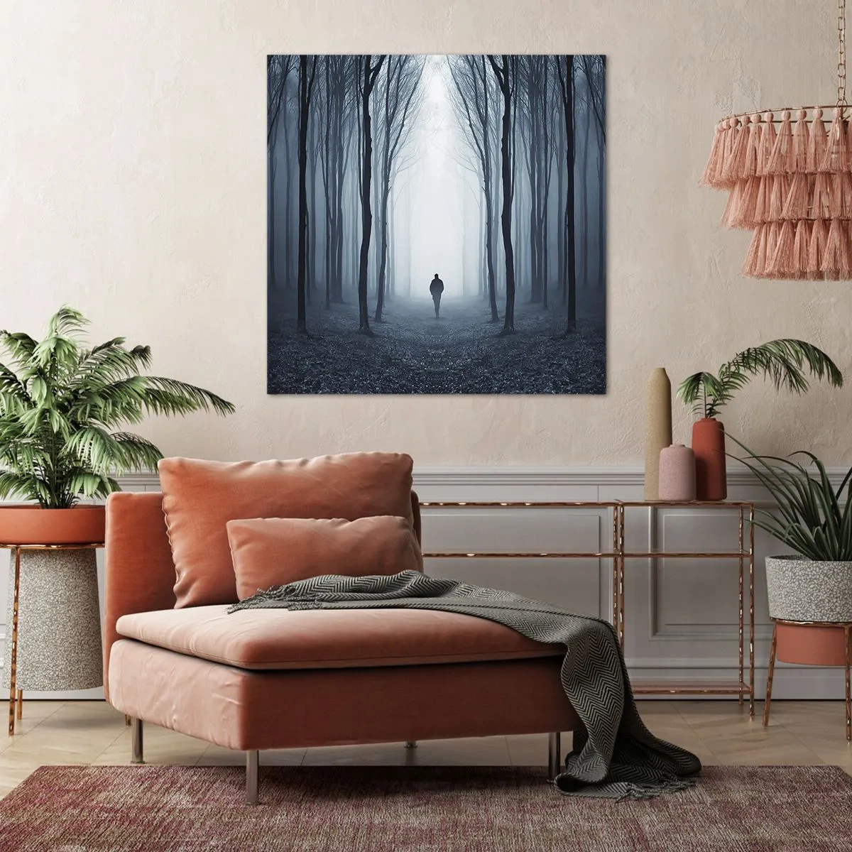 Quadro em tela - Tudo simples e claro - 40x40 cm