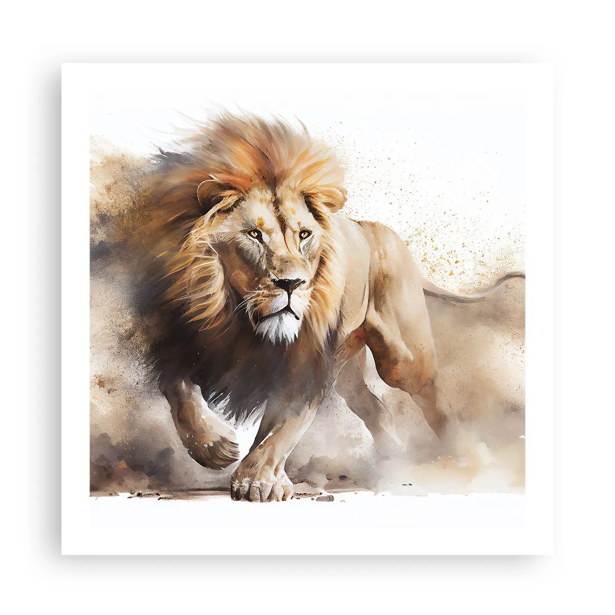 Pôster - O rei se foi - 60x60 cm