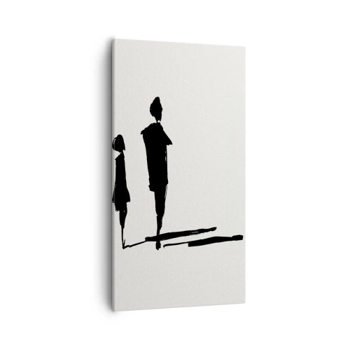 Quadro em tela - Certeza que juntos? - 55x100 cm