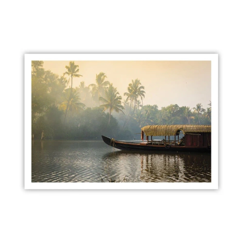 Pôster - Casa no rio - 100x70 cm