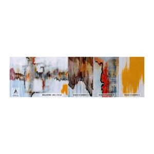 Amostra de papel de parede Premium Sand - Com um palito na água - Abstração, Pedaço, Padrão Moderno - 100x30 cm