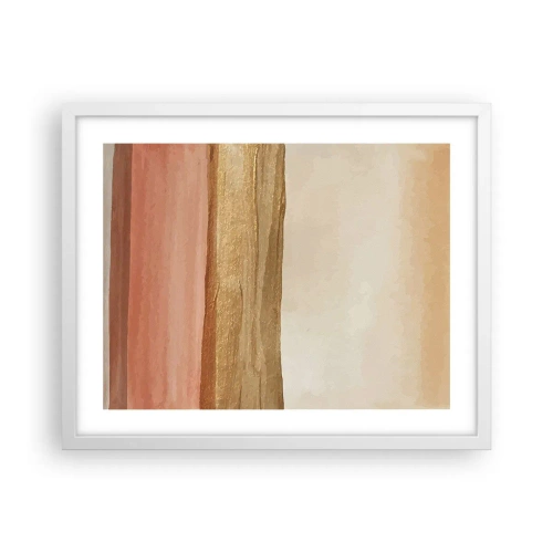 Pôster em moldura branca - Composição vertical - 50x40 cm