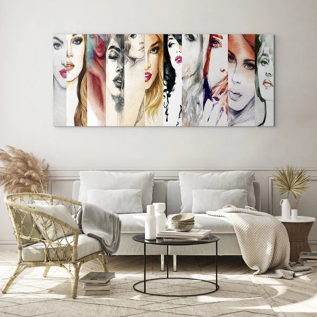 Quadro em vidro - Sempre VOCÊ - 90x30 cm