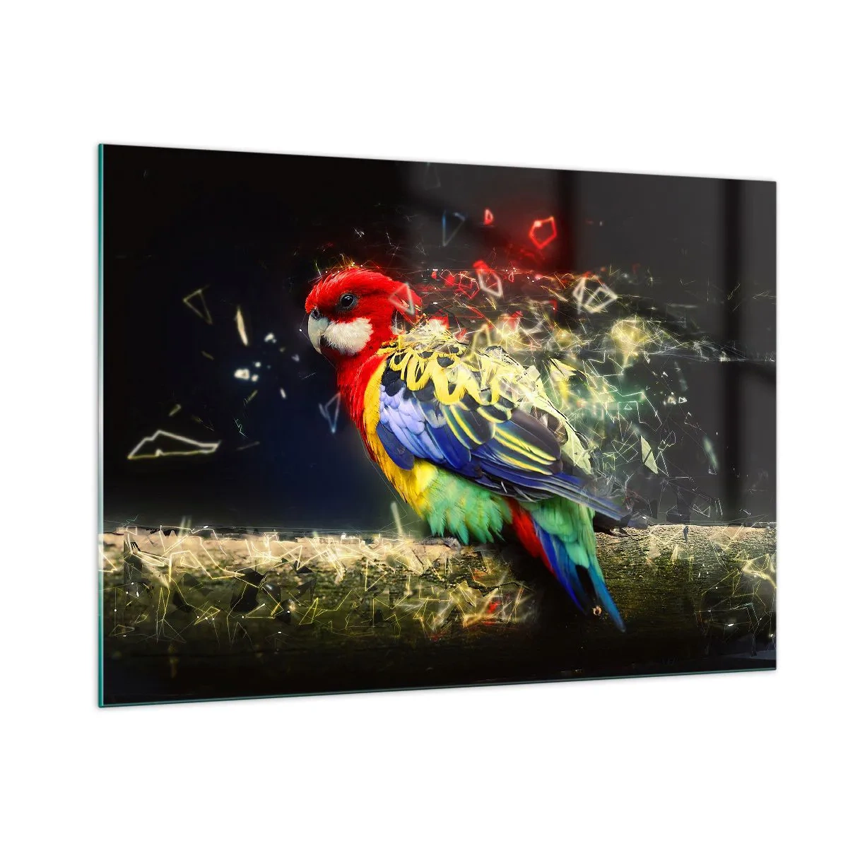 Quadro em vidro - O mensageiro do Brilho - 100x70 cm