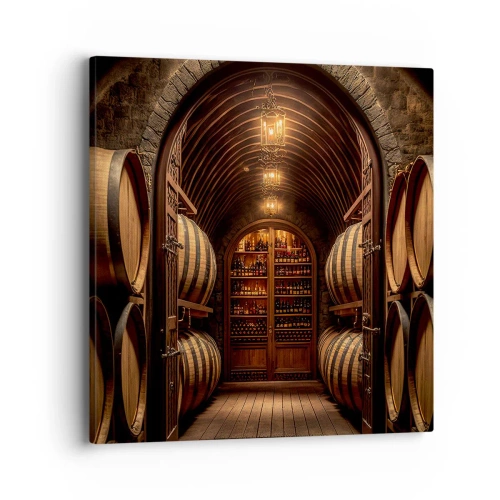 Quadro em tela - Porão atmosférico - 40x40 cm