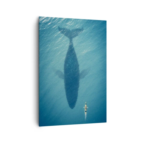 Quadro em tela - Encontro no oceano - 70x100 cm