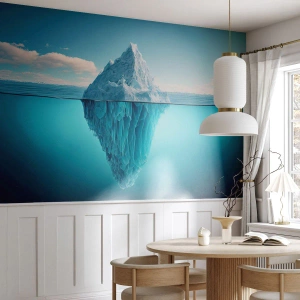 Papel de parede personalizado Adesivo Deluxe Sticker - Rainha do Gelo - Iceberg, Água, Geleira