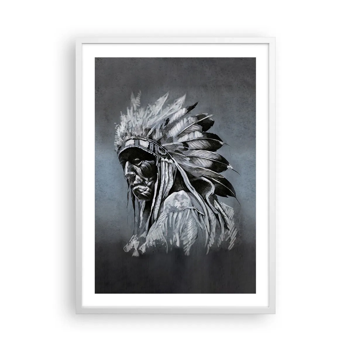 Pôster em moldura branca - De volta às raízes - 50x70 cm