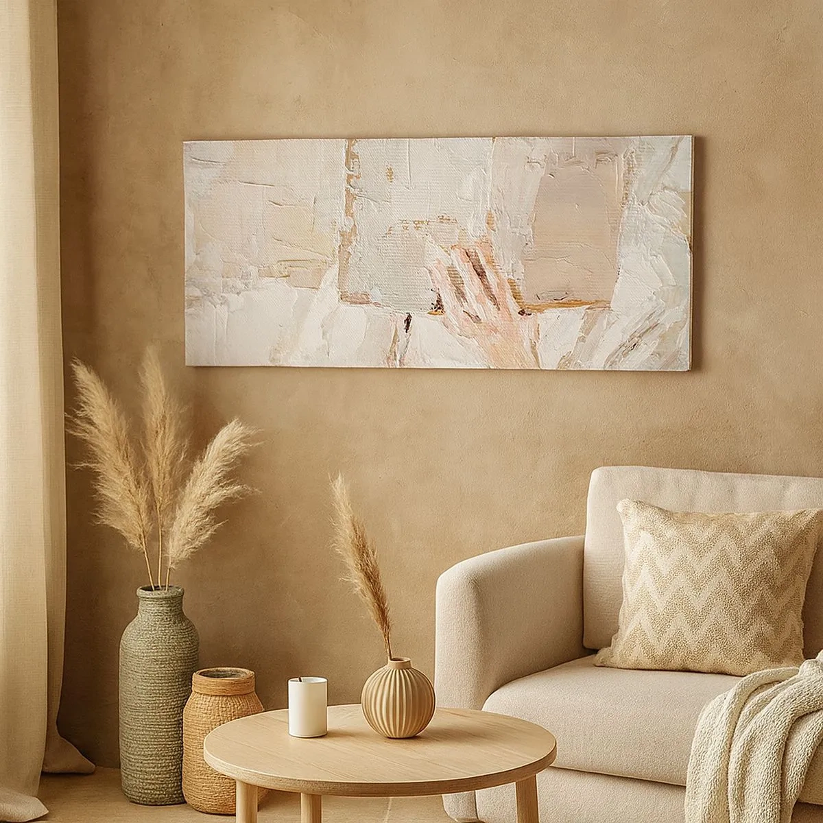 Quadro em tela - Em outro mundo - 100x40 cm