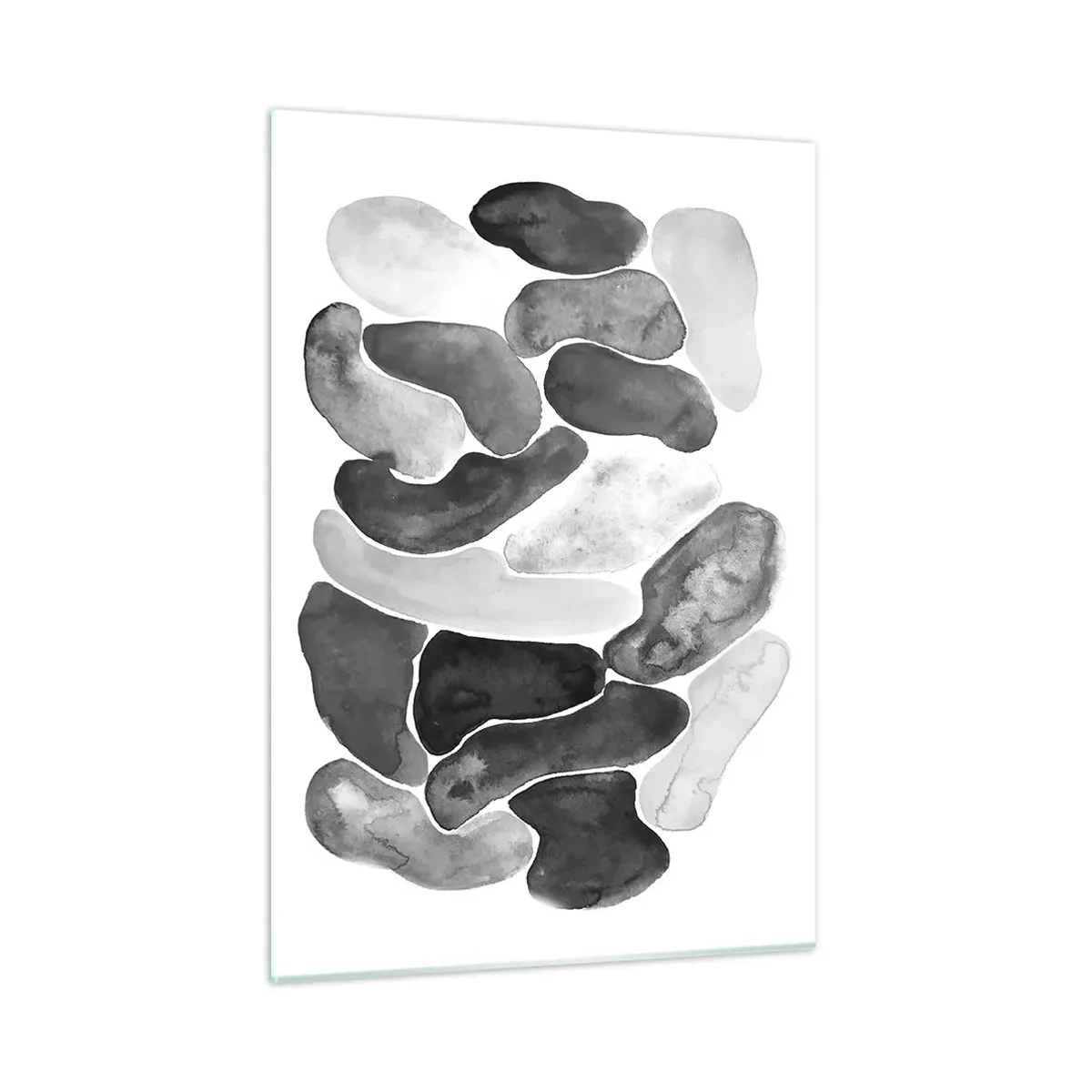 Quadro em vidro - Abstração rochosa - 50x70 cm