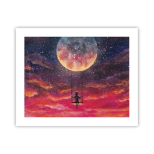 Pôster - Balanço nas nuvens - 50x40 cm