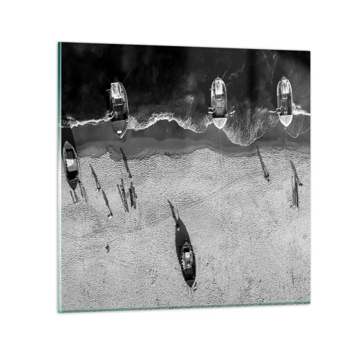 Quadro em vidro - Ainda na costa… - 40x40 cm