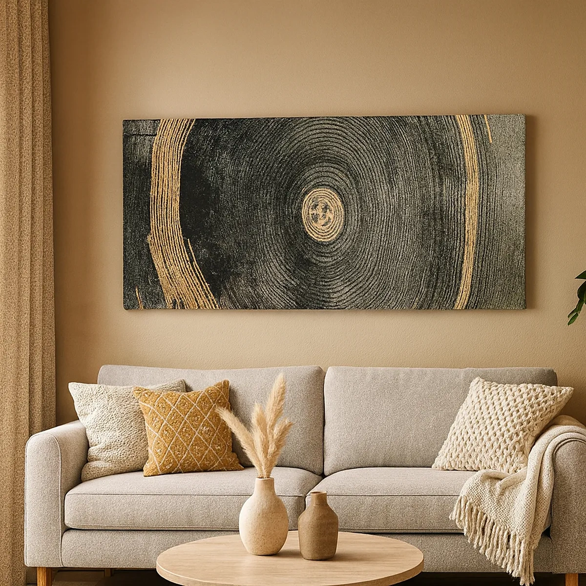 Quadro em tela - Mudança e persistência - 30x30 cm