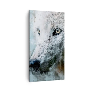 Quadro em tela - Conheça a alma do lobo - 55x100 cm
