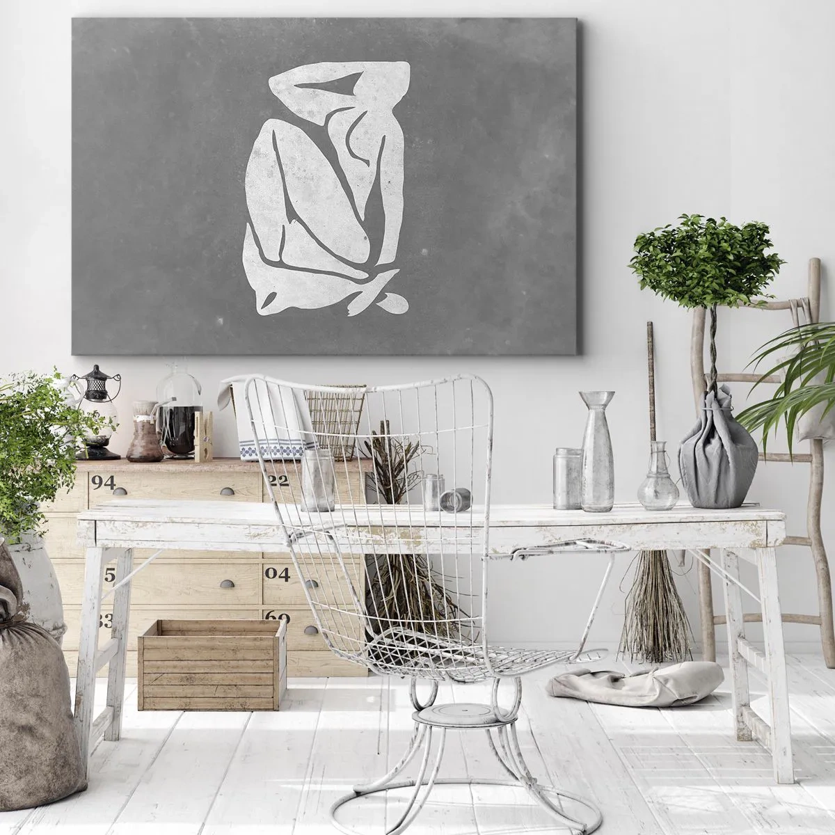 Quadro em tela - Nos pensamentos - 120x80 cm