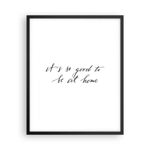 Pôster com moldura preta - Toda a verdade - 40x50 cm