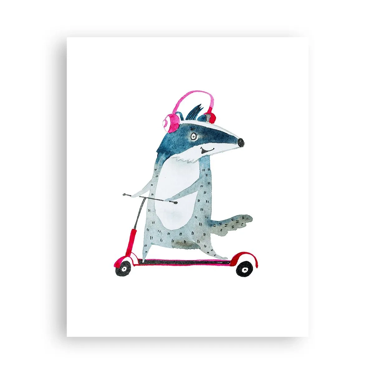 Pôster - A alegria do texugo - 40x50 cm