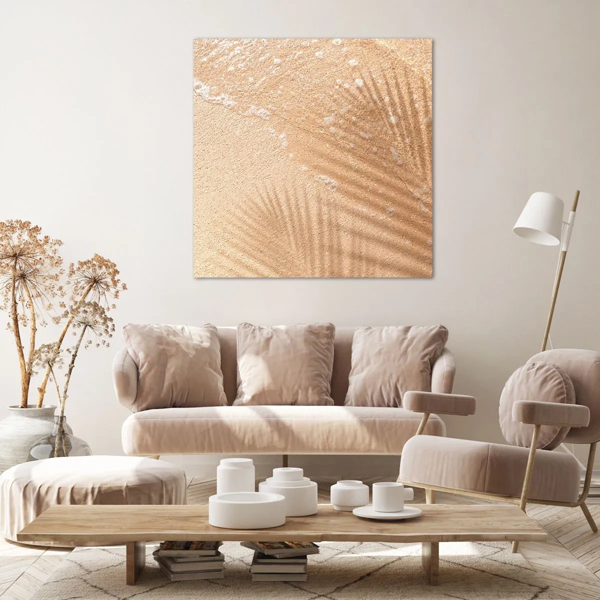 Quadro em tela - A sombra de um verão quente - 50x50 cm