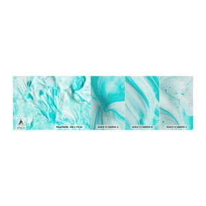 Amostra de papel de parede Premium Canvas - Juntos para sempre - Abstração, Pedaço, Boho - 100x30 cm