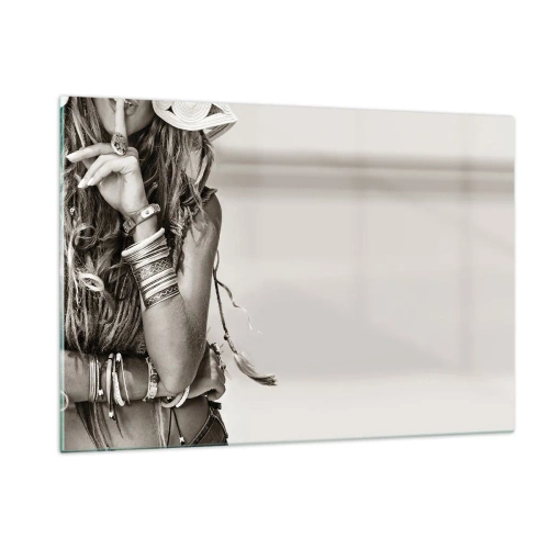 Quadro em vidro - Como uma menina - 120x80 cm