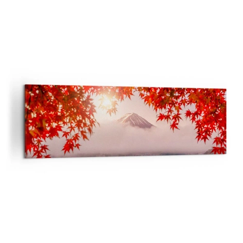 Quadro em tela - No clima japonês - 160x50 cm