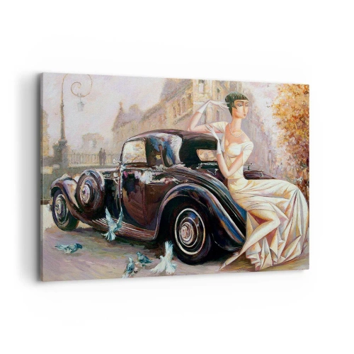 Quadro em tela - Elegância retro - 120x80 cm