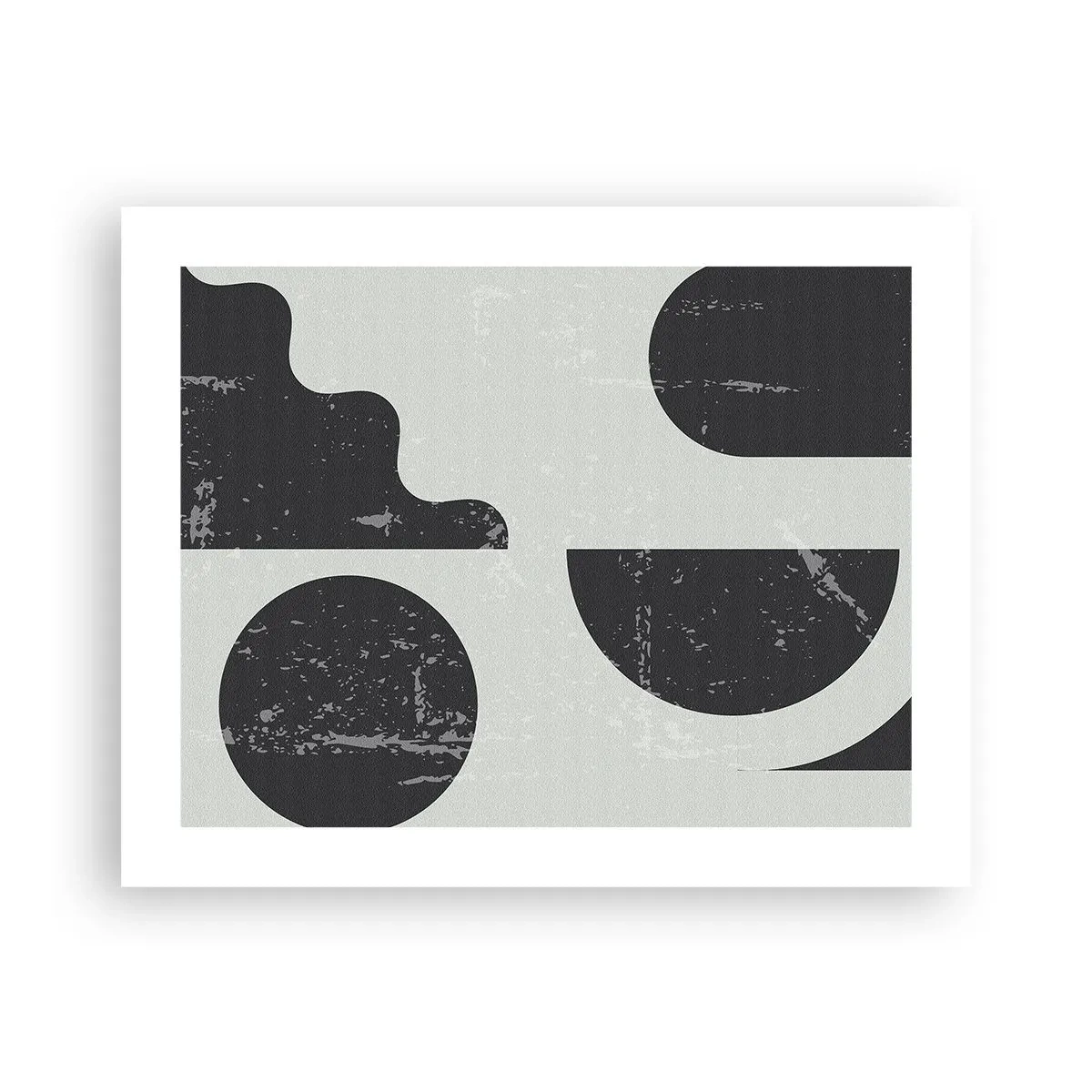 Pôster - Composição acima e abaixo - 50x40 cm