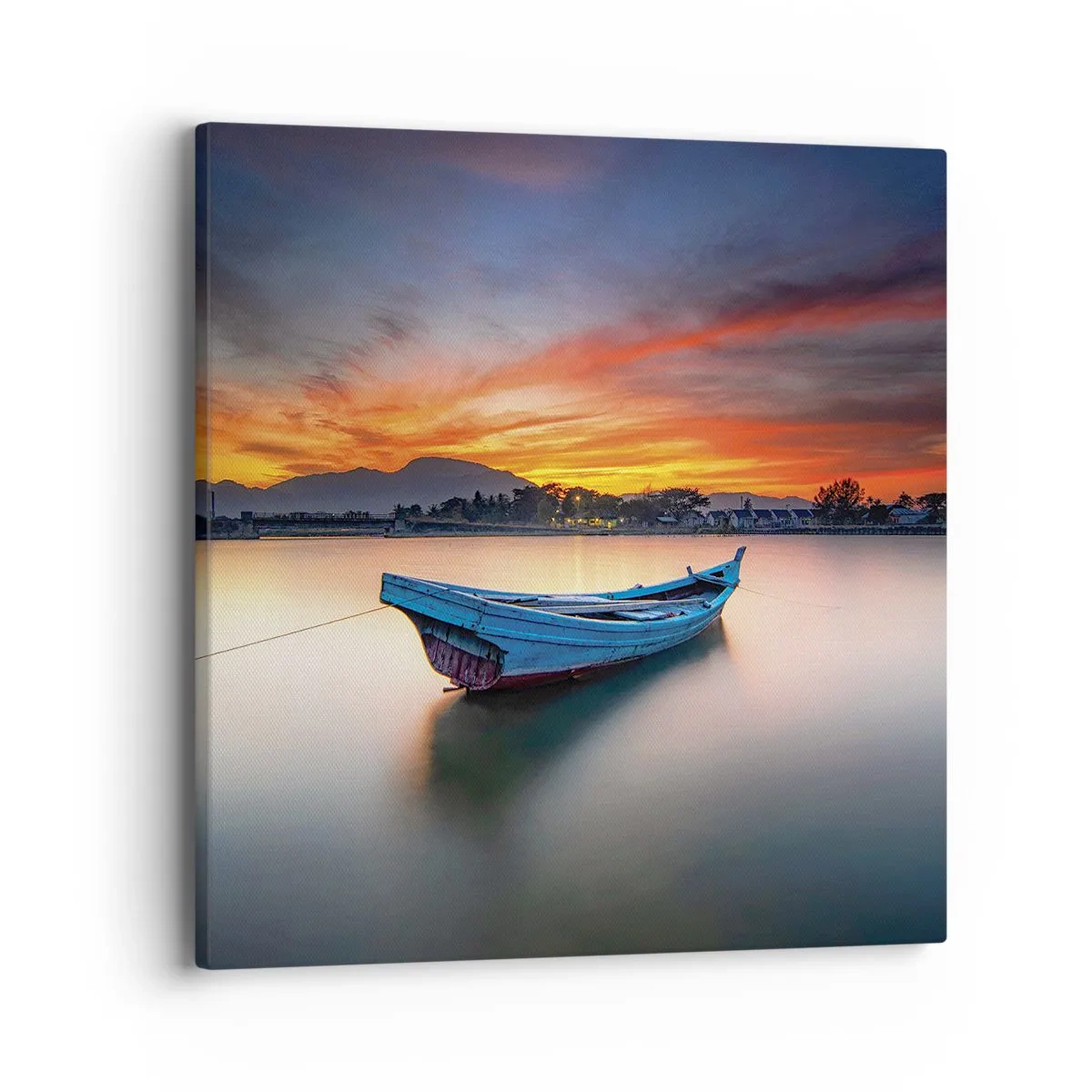 Quadro em tela - Uma boa noite se aproxima - 40x40 cm