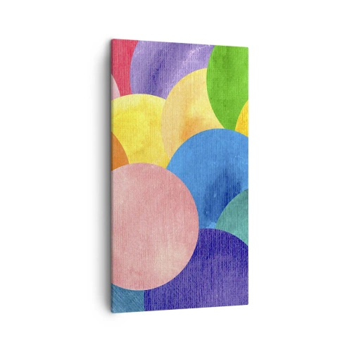 Quadro em tela - A plenitude original da vida - 45x80 cm