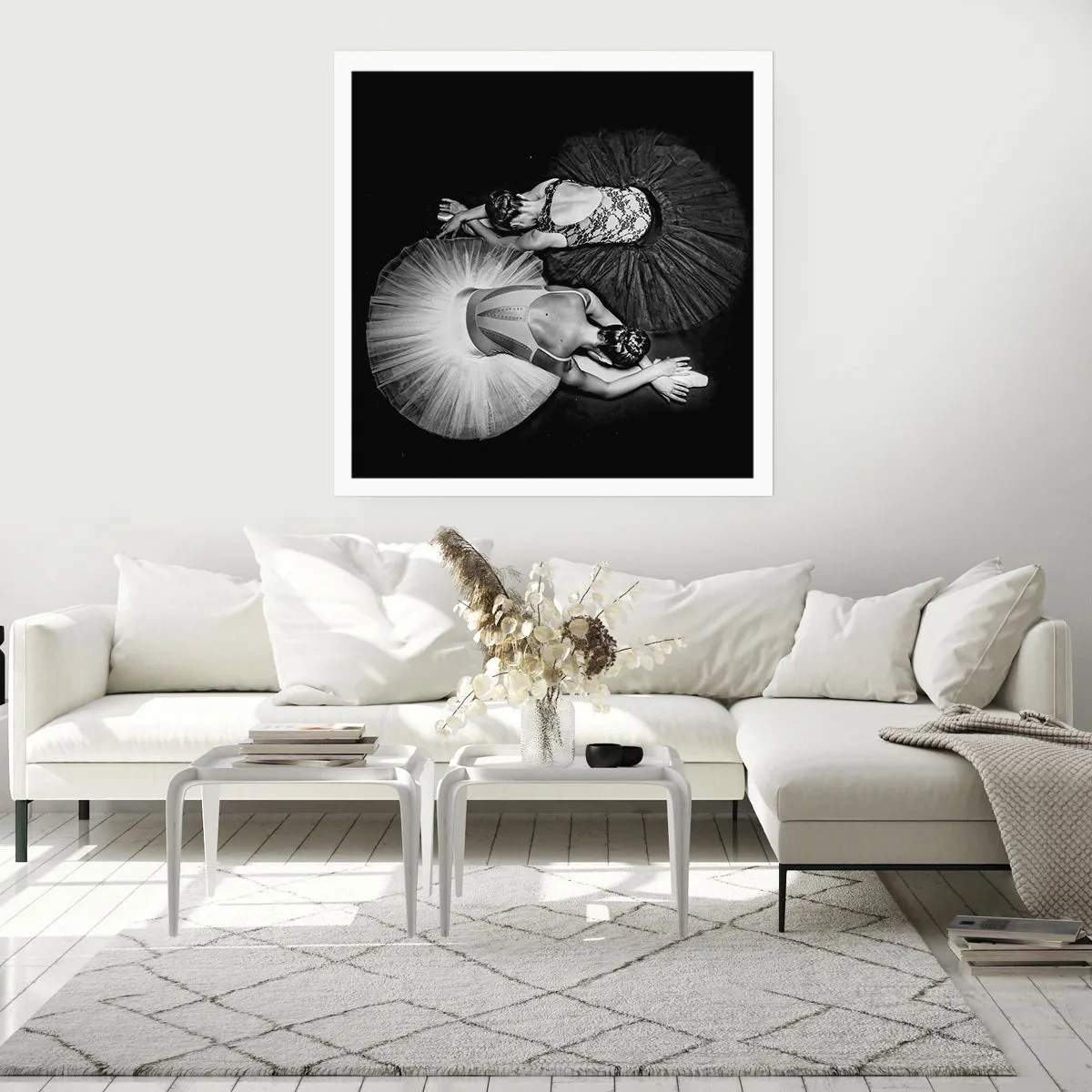 Pôster - Jin e yang – o equilíbrio perfeito - 40x40 cm