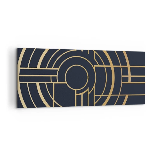 Quadro em tela - Rotação das coisas - 120x50 cm