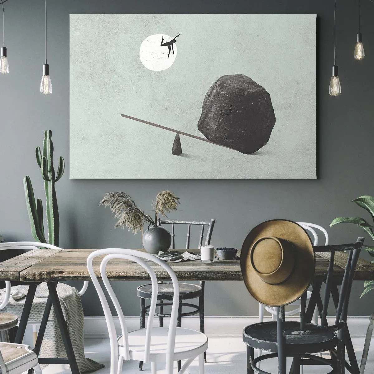 Quadro em tela - Um sonho tornado realidade - 70x50 cm