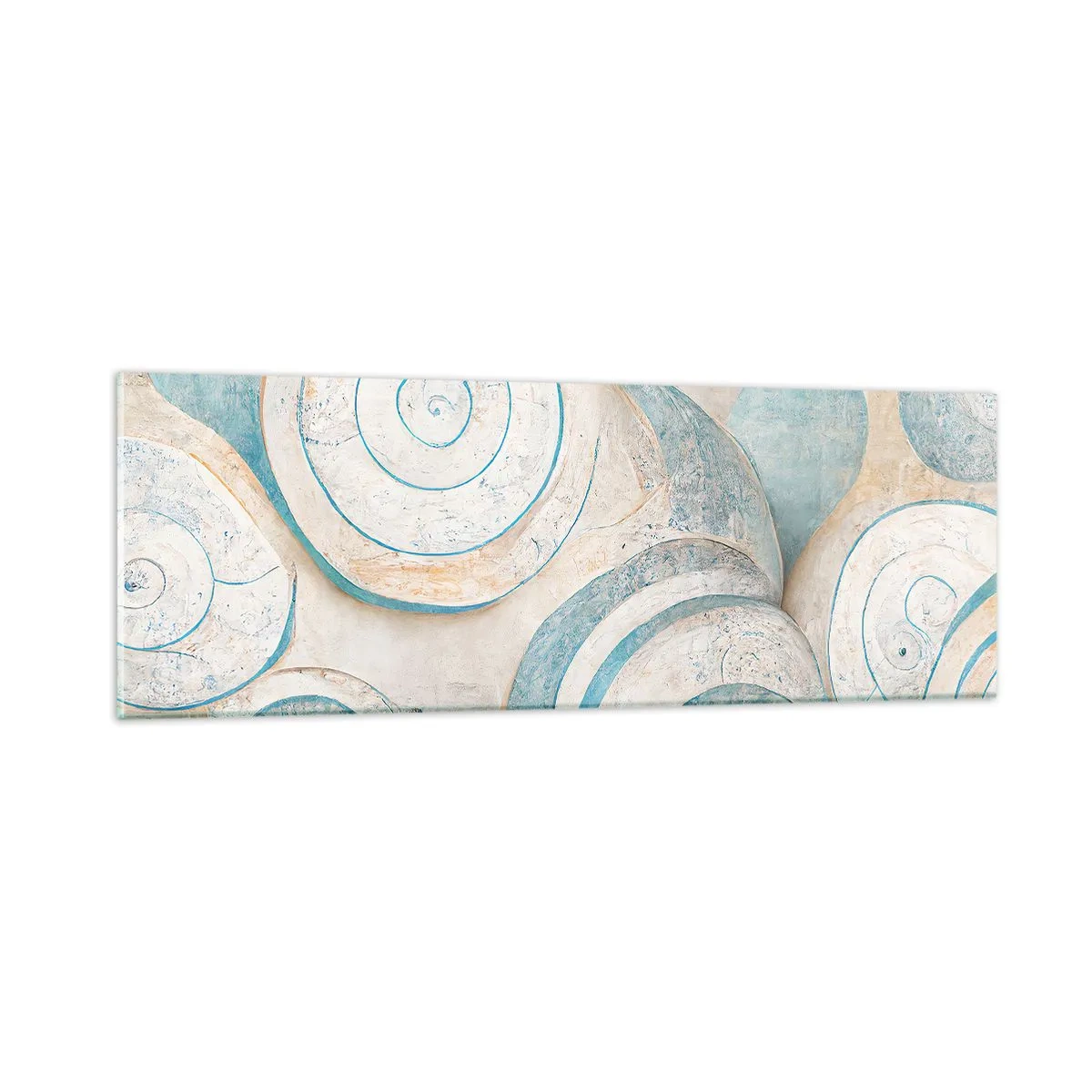 Quadro em vidro - O que há dentro da casca? - 90x30 cm