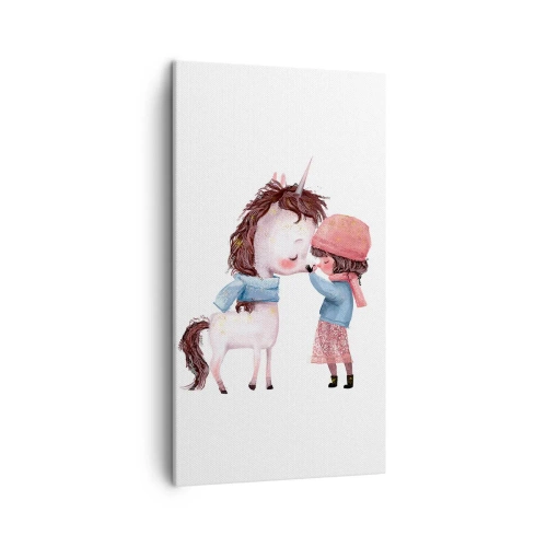 Quadro em tela - Conto do inverno - 45x80 cm