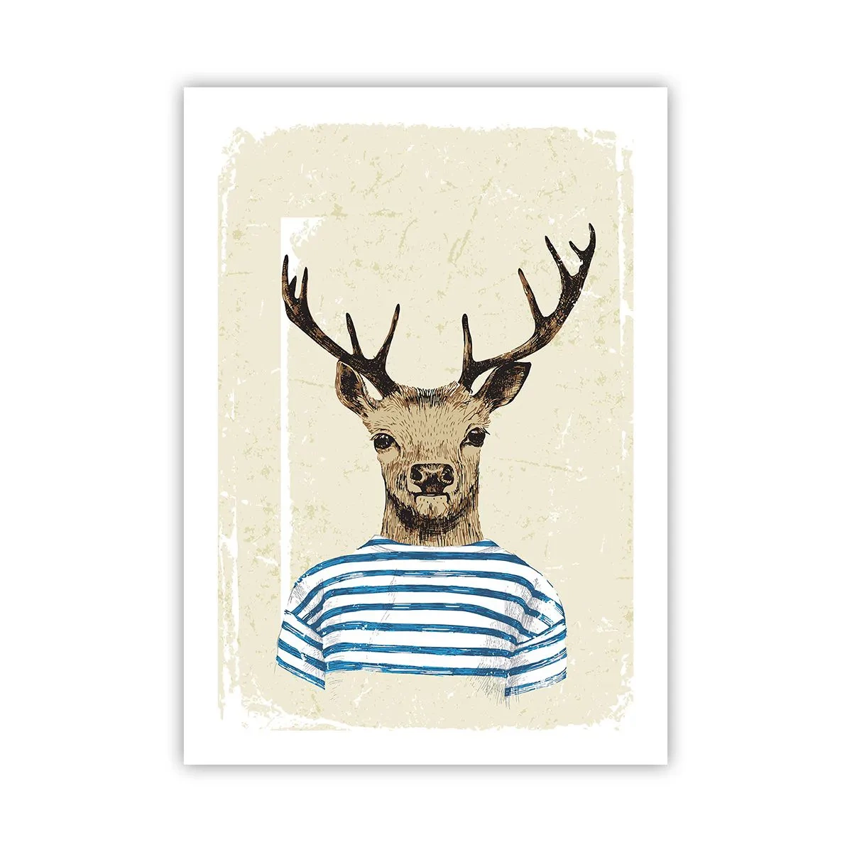 Pôster - Porque eu gosto de camisas listradas! - 50x70 cm