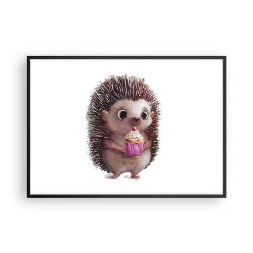 Pôster com moldura preta - A celebração é diária - 100x70 cm