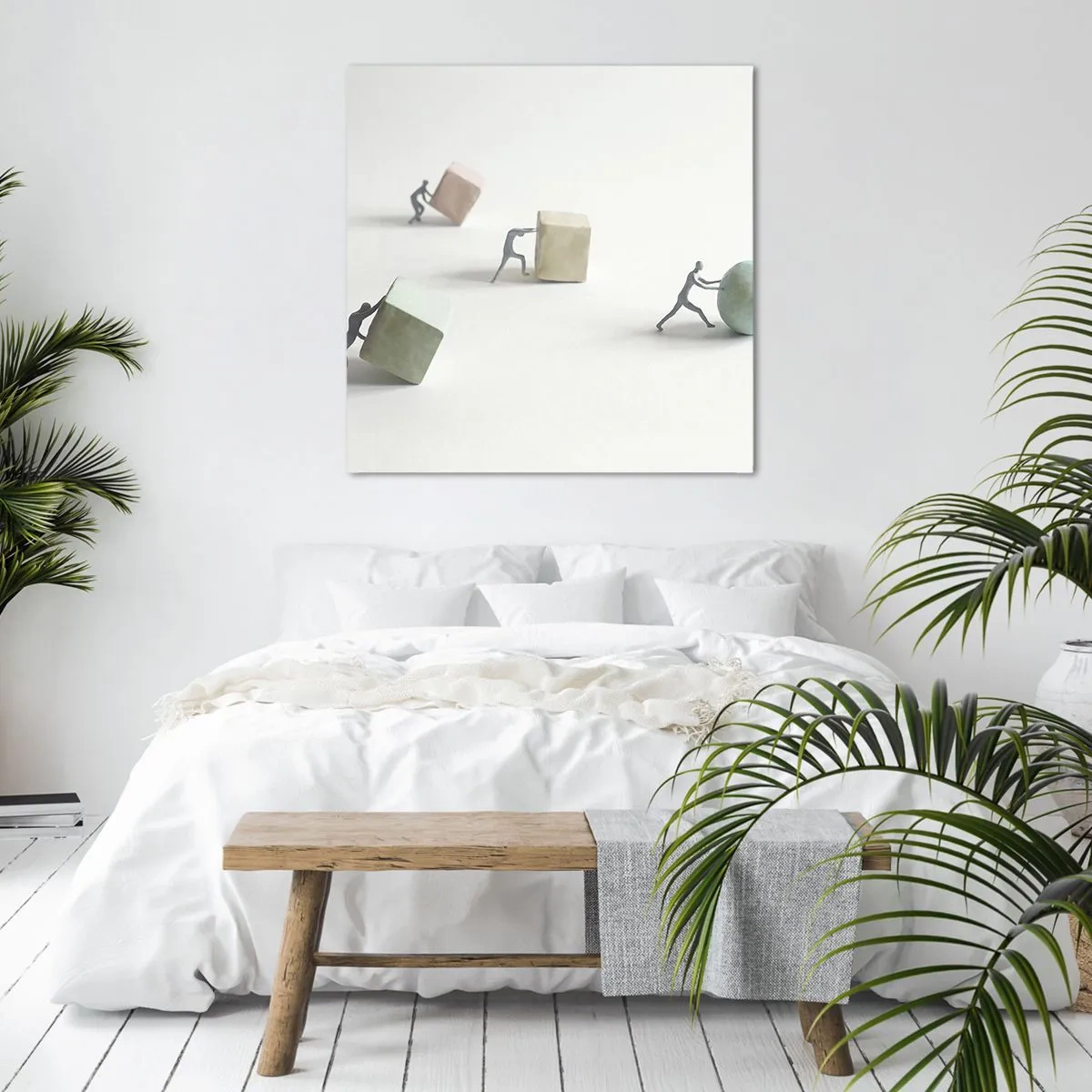 Quadro em tela - É a vida - 60x60 cm