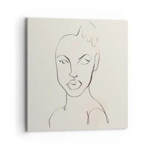 Quadro em tela - Esboço da sensualidade - 70x70 cm