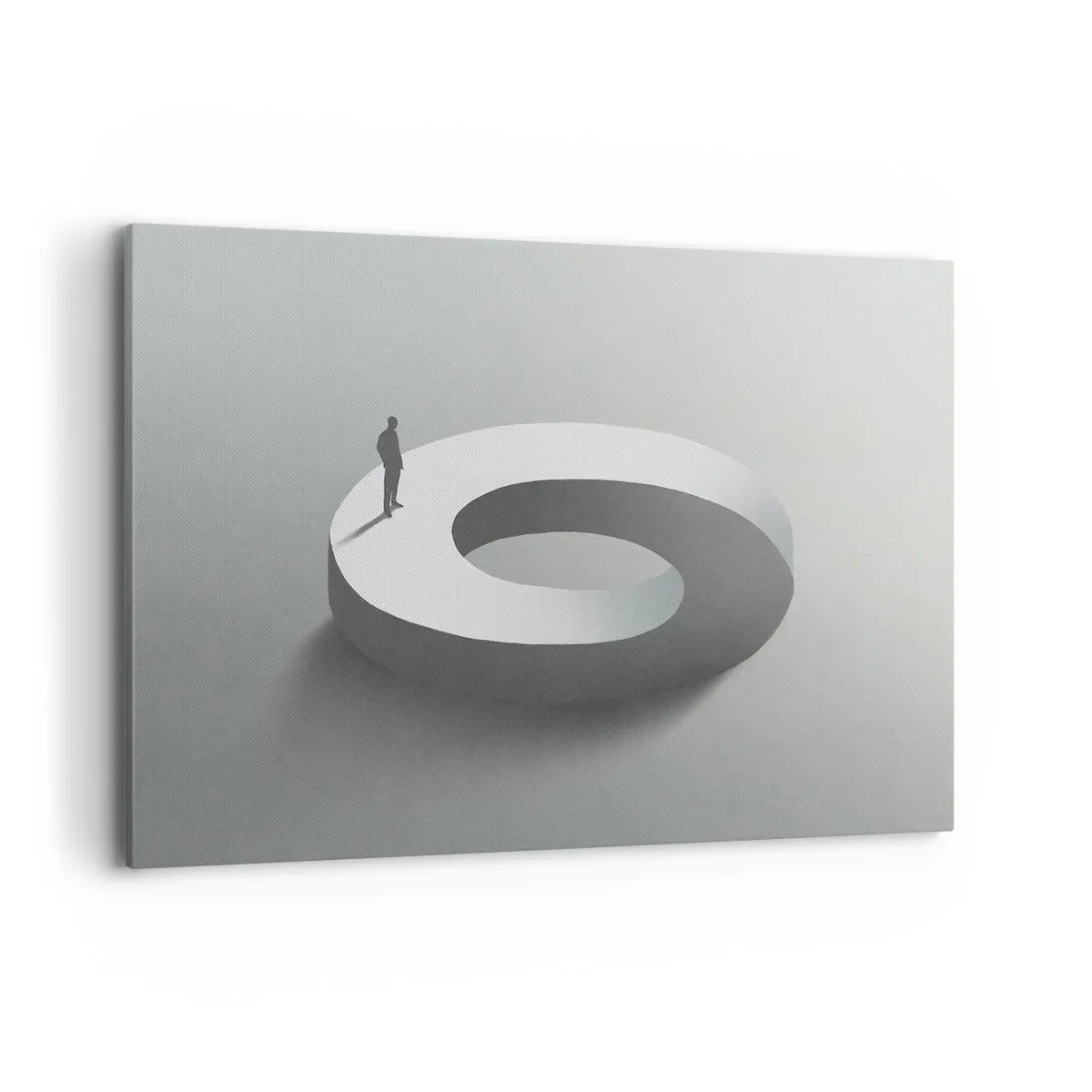 Quadro em tela - Seja inteligente - 120x80 cm