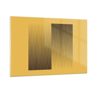 Quadro em vidro - Quadratura de opostos - 120x80 cm