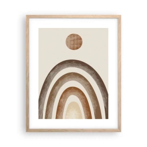 Pôster com moldura de carvalho claro - Numa galáxia muito distante - 40x50 cm