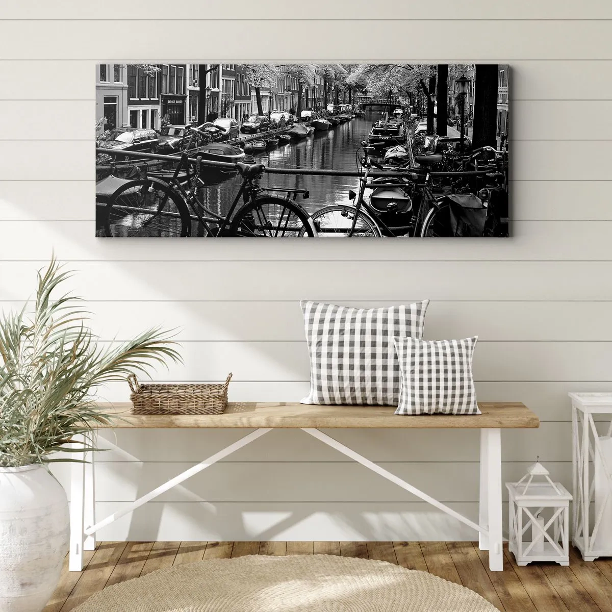 Quadro em tela - Vista muito holandesa - 100x40 cm