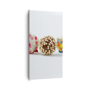 Quadro em tela - A vida pode ser doce - 65x120 cm