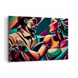 Quadro em tela - No ritmo do coração - 120x80 cm